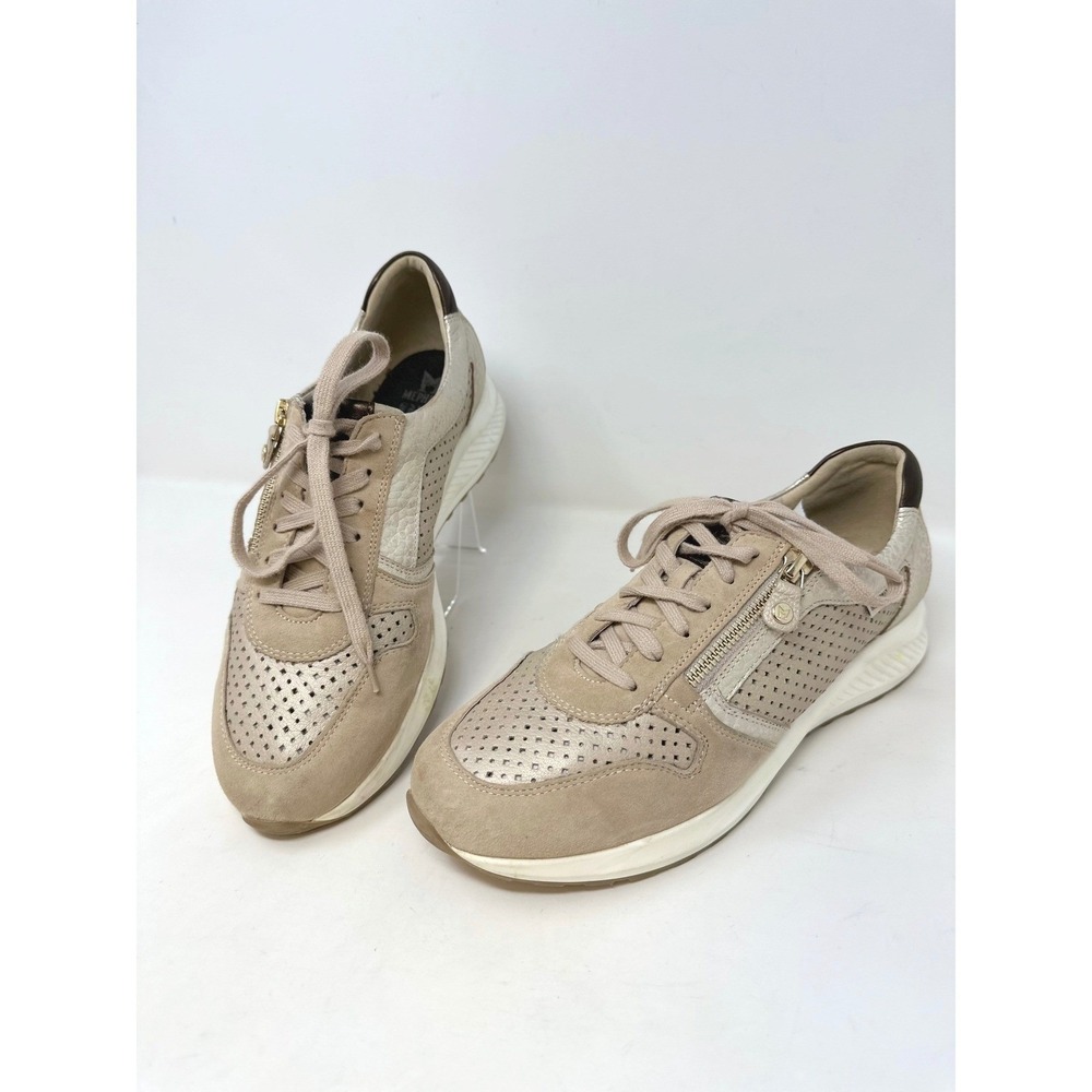Mephisto Kim Perf Sneakers in Gold Tan 10